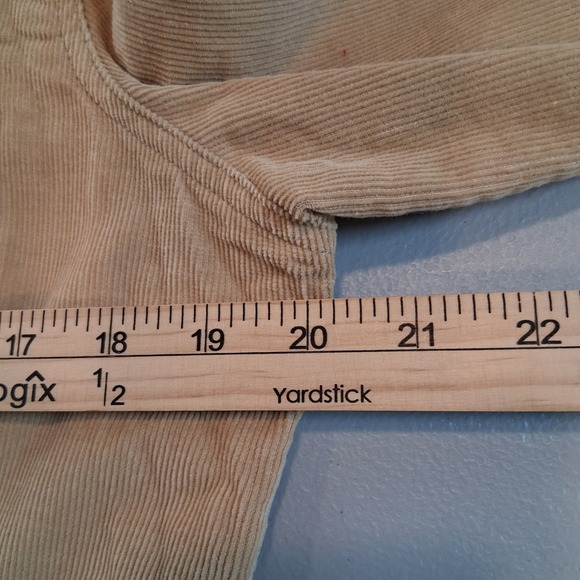 Aeropostale Limited Edition Corduroy Blazer Tan Khaki Size L Y2K Preppy Fall - Picture 9 of 10